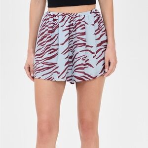 VRG GRL Zebra Print Women Shorts